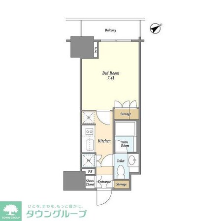 ラティエラ板橋の物件間取画像